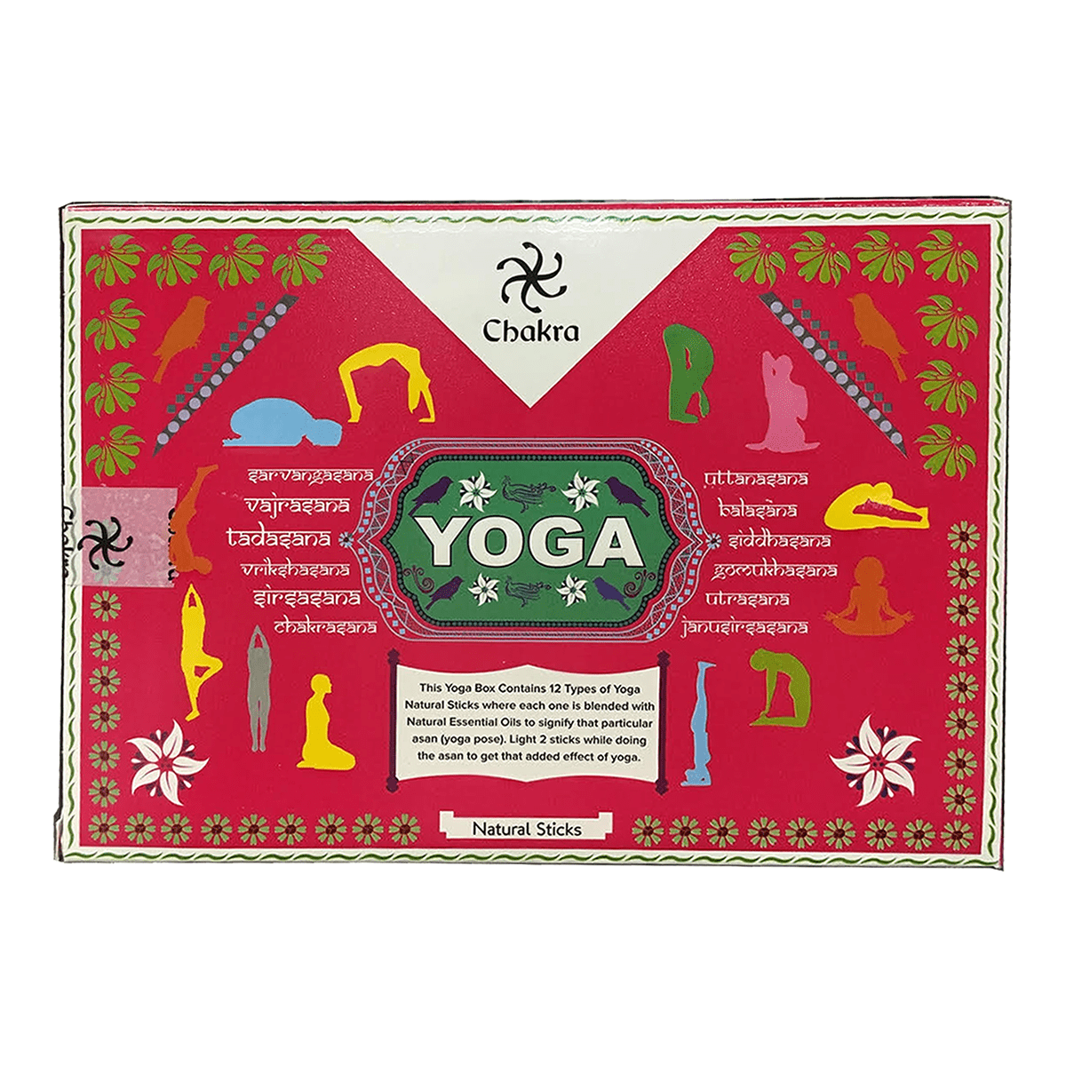 Zed Black Chakra Yoga (Pack of 12) Assorted Fragrances