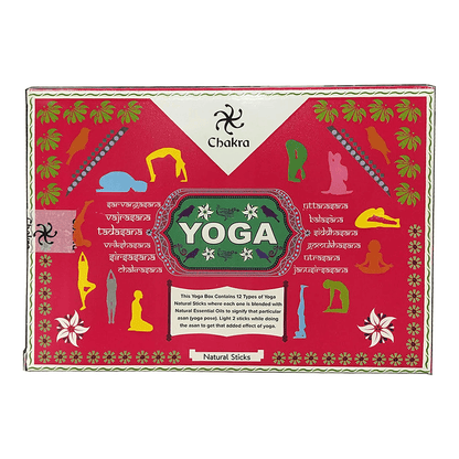 Zed Black Chakra Yoga (Pack of 12) Assorted Fragrances