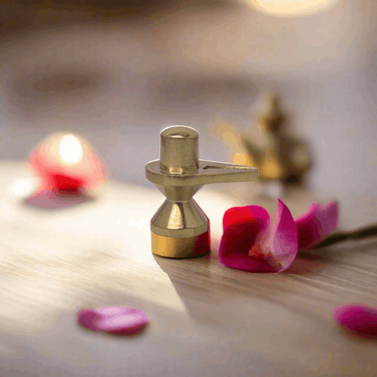 Shiva Ling Brass Idol T1 (Approx. 108 gms)