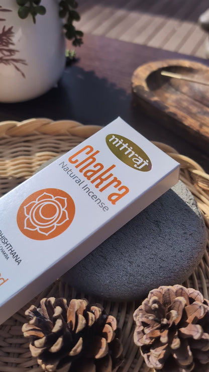 Nitiraj Sacrum Chakra Sandalwood Incense Sticks 25g