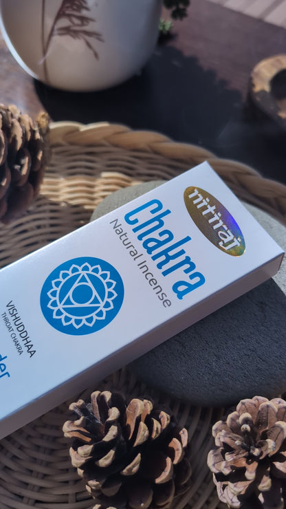 Nitiraj 3rd Eye Throat Chakra Lavender Incense Sticks 25g