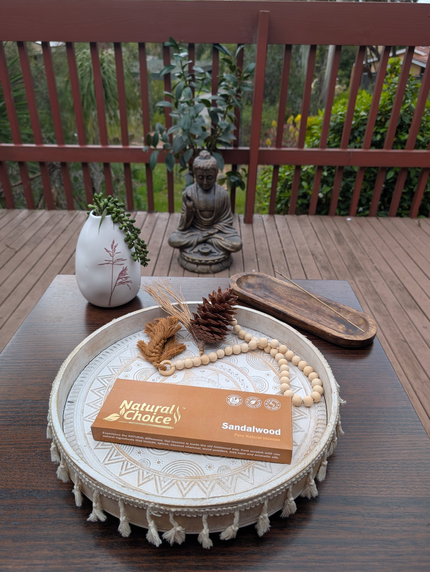 Natural Choice Sandalwood Incense Sticks  100 gms - Premium Natural Incense Sticks