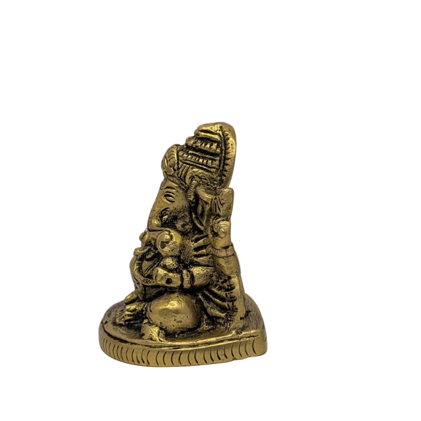 Petu Brass Ganesh Idol T5 (Approx. 340 gms)