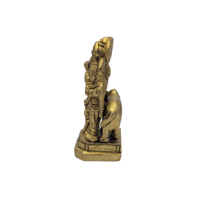 Cow Radha Krishna Brass Idol T6 (Approx. 338 gms)