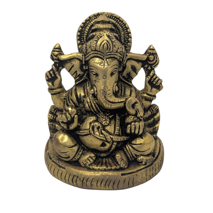 Petu Ganesh Brass Idol T8 (Approx. 590 gms)