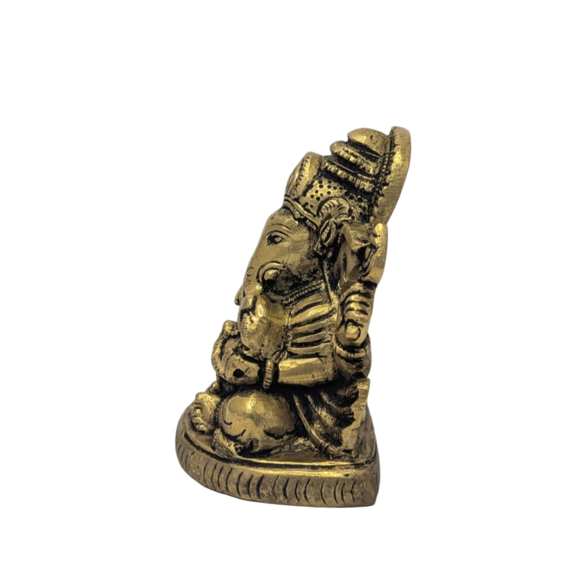 Petu Ganesh Brass Idol T8 (Approx. 590 gms)