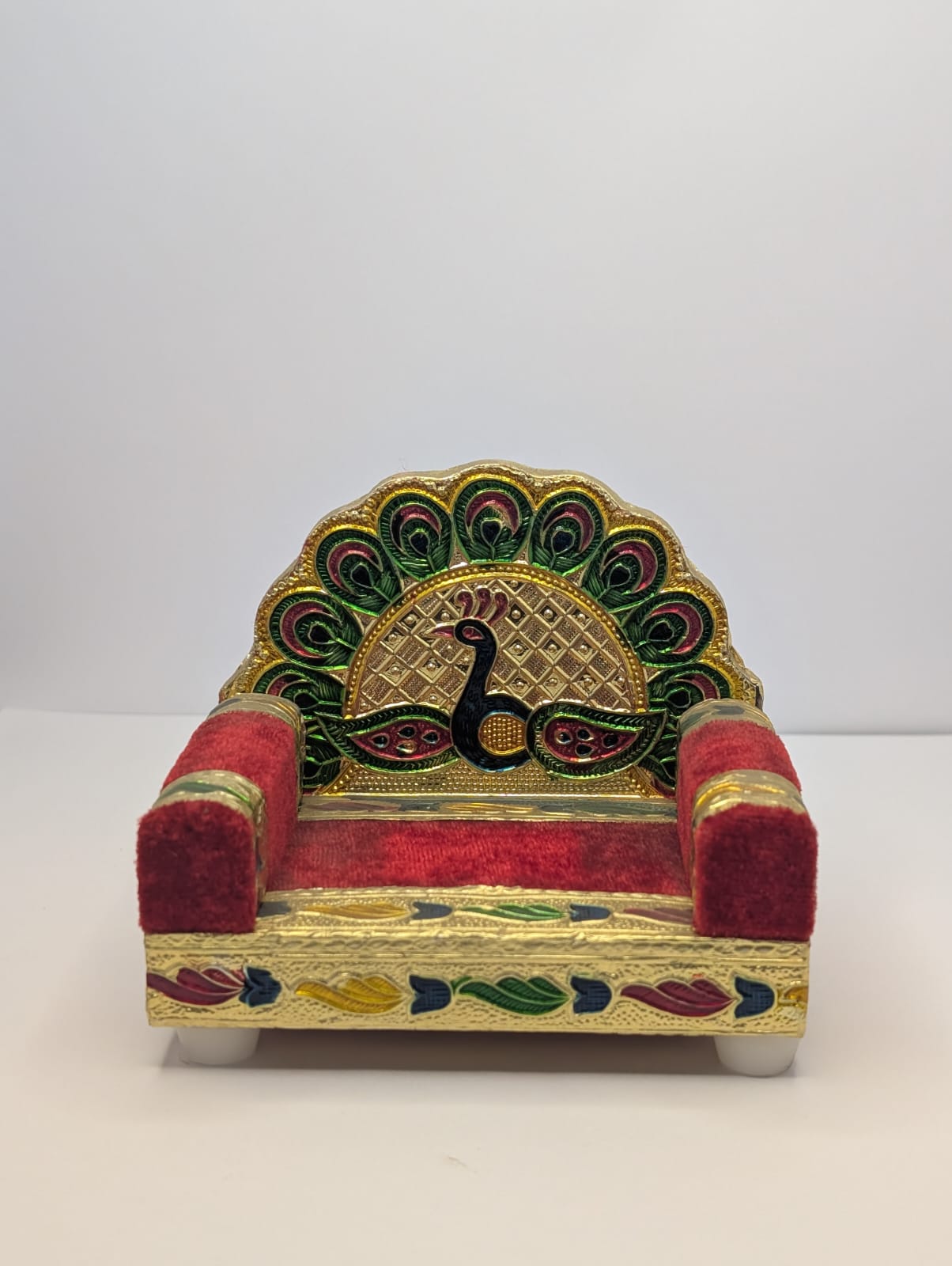 Singhaasan Idol Pedestal Platform T1 Red Velvet