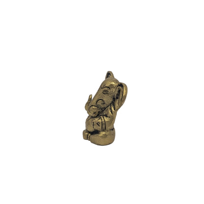 Kan Ganesh Brass Idol (Approx. 97 gms)