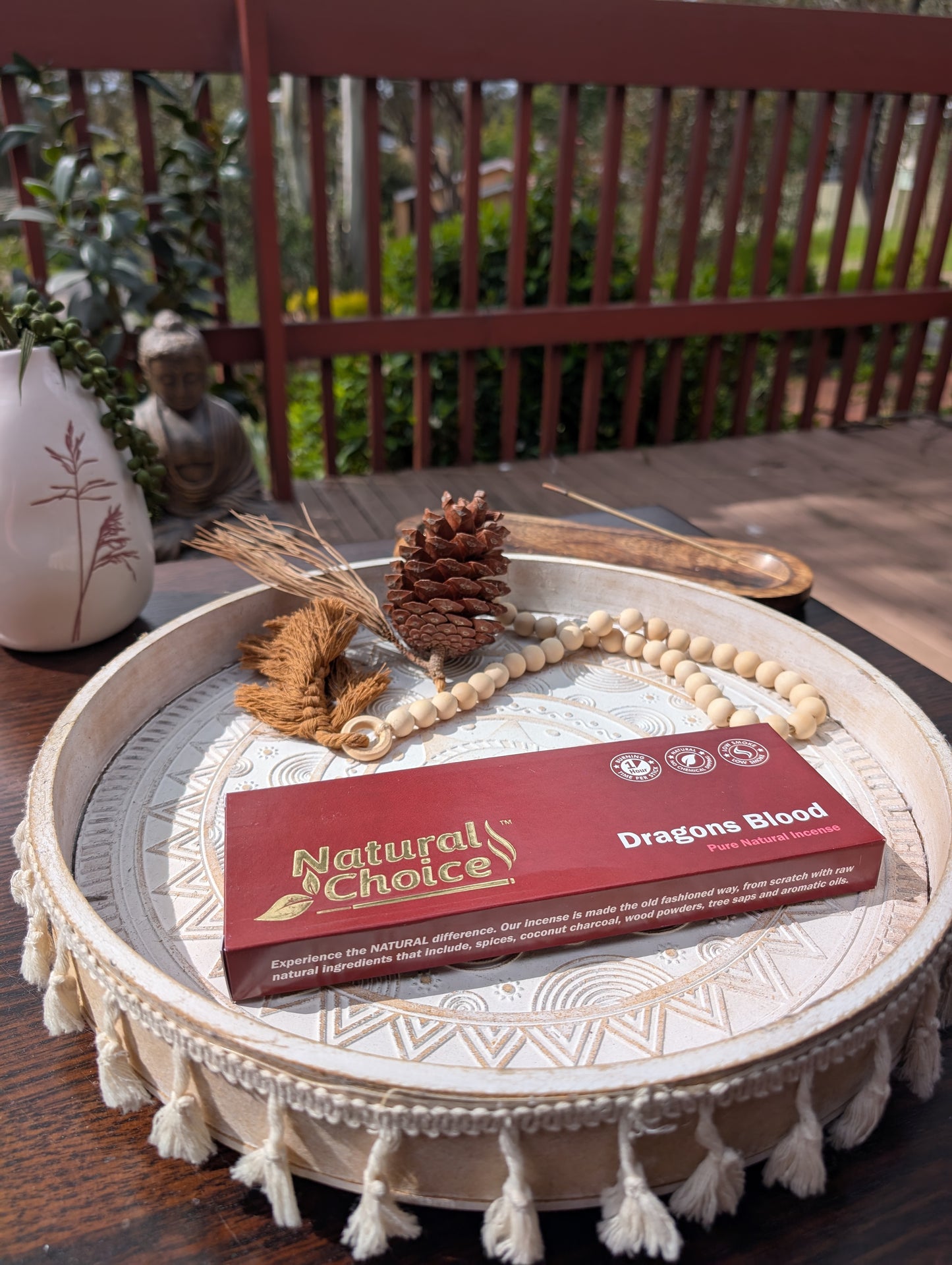 Natural Choice Dragon's Blood Incense Sticks  100 gms - Premium Natural Incense Sticks