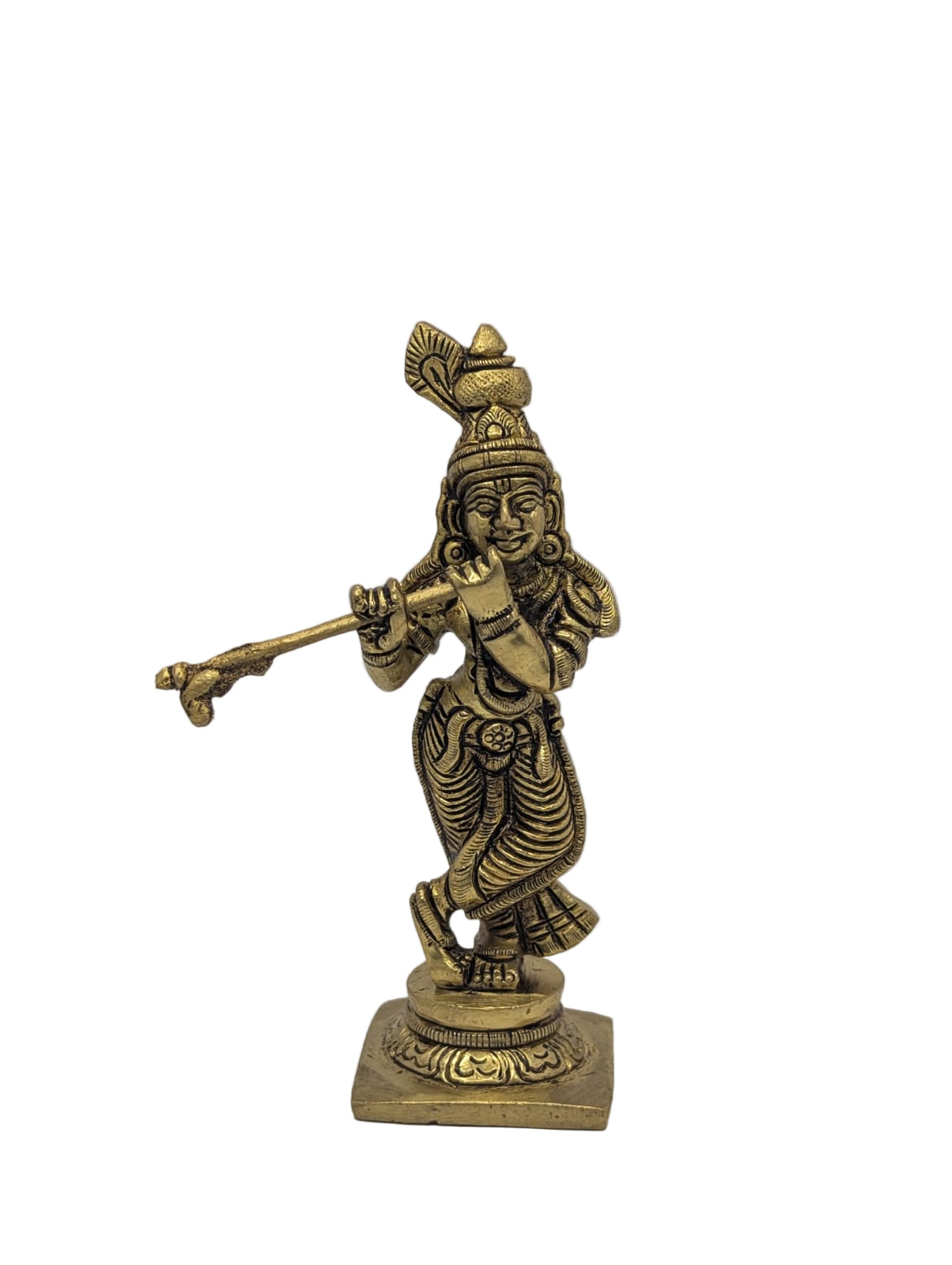 Krishna Brass Idol T5 (Approx. 240 gms)