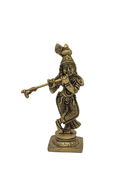 Krishna Brass Idol T5 (Approx. 240 gms)