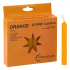 New Moon Wish Candles - Orange