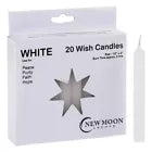 New moon Wish Candles - White
