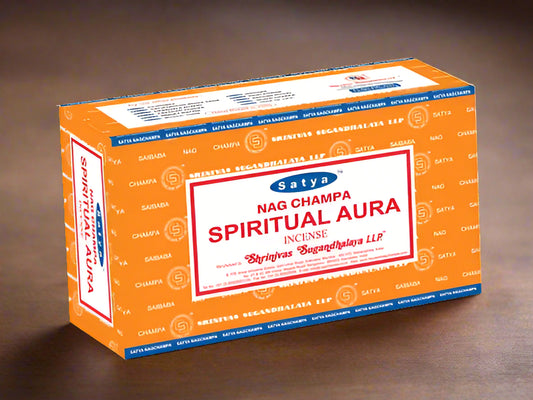 Satya Spiritual Aura Incense Sticks - Box of 12 (180 gms)