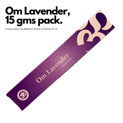 OM Lavender 15g World of Incense Australia New Age Products Incense Sticks