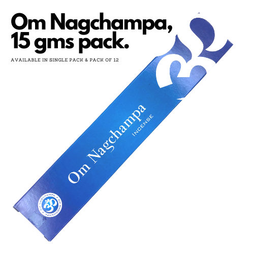 OM Nagchampa 15g World of Incense Australia New Age Products Incense Sticks