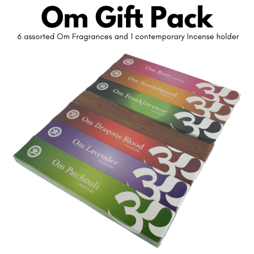 OM Gift pack Mixed fragrance- 15 g x 6 pack World of Incense Australia New Age Products Incense Sticks