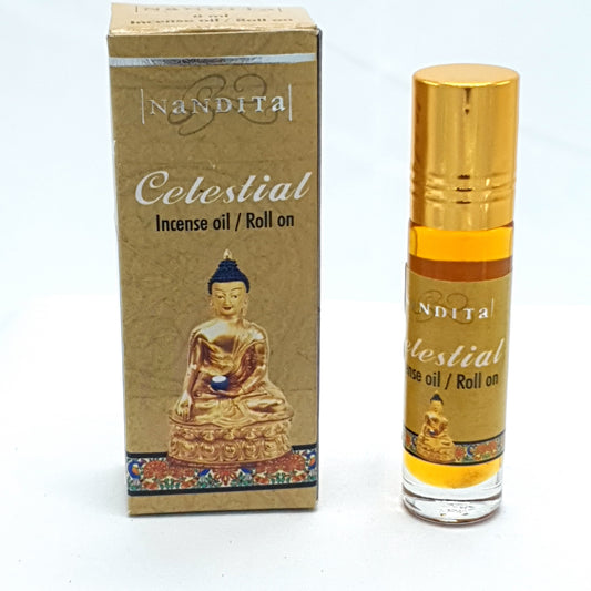 Nandita Celestial Roll-on 8 ml (Pack of 1) NANDITA New Age Products Incense Sticks