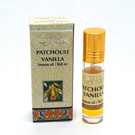 Nandita Patchouli Vanilla Roll-on 8 ml (Pack of 1)