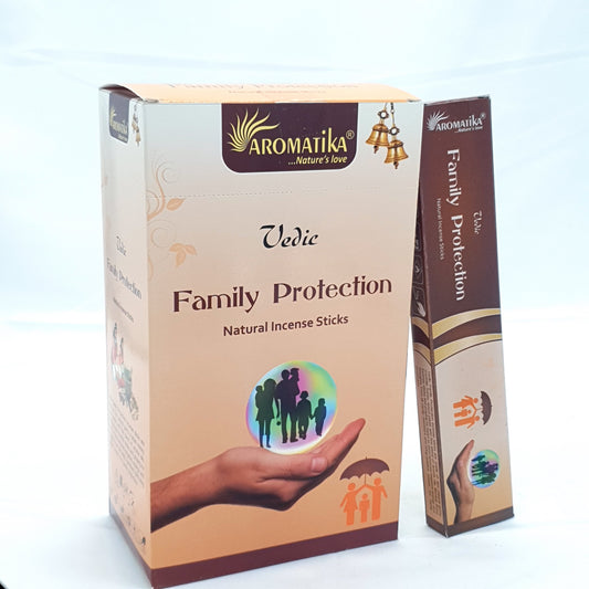 Aromatika Vedic Family Protection Natural 15gm World of Incense Australia New Age Products Incense Sticks