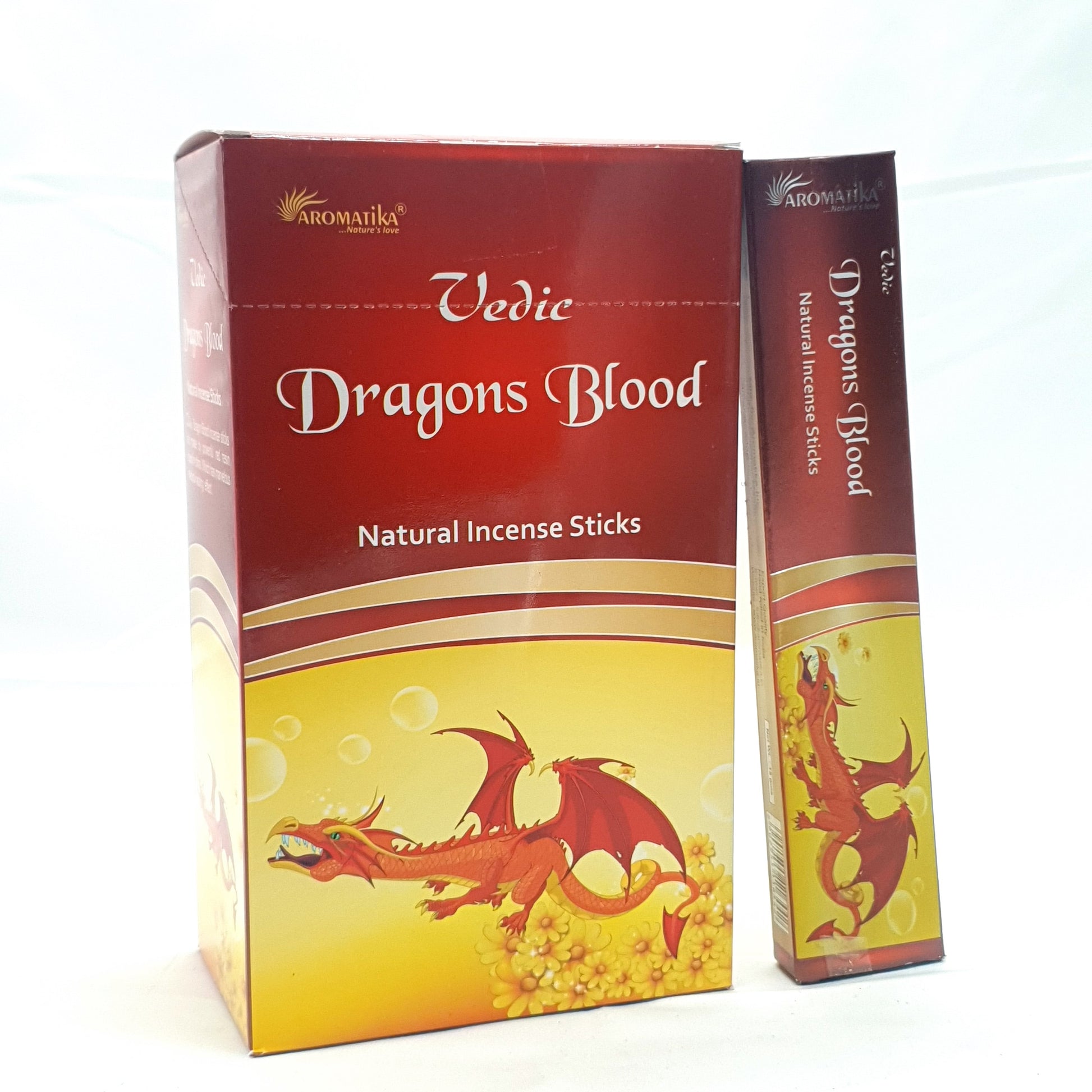 Aromatika Vedic Dragons Blood Natural 15gm World of Incense Australia New Age Products Incense Sticks