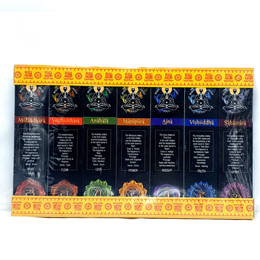 Goloka 7 Chakra Incense set World of Incense New Age Products Incense Sticks