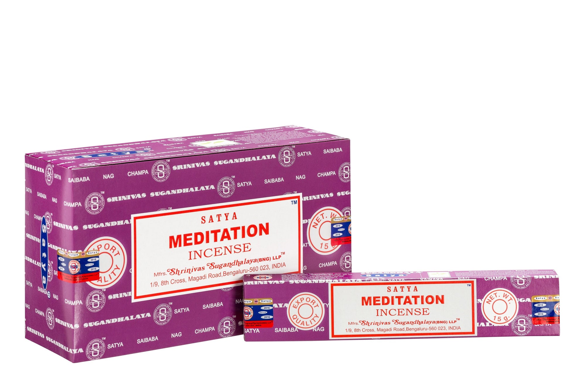 SATYA MEDITATION INCENSE 15 g World of Incense Australia New Age Products Incense Sticks