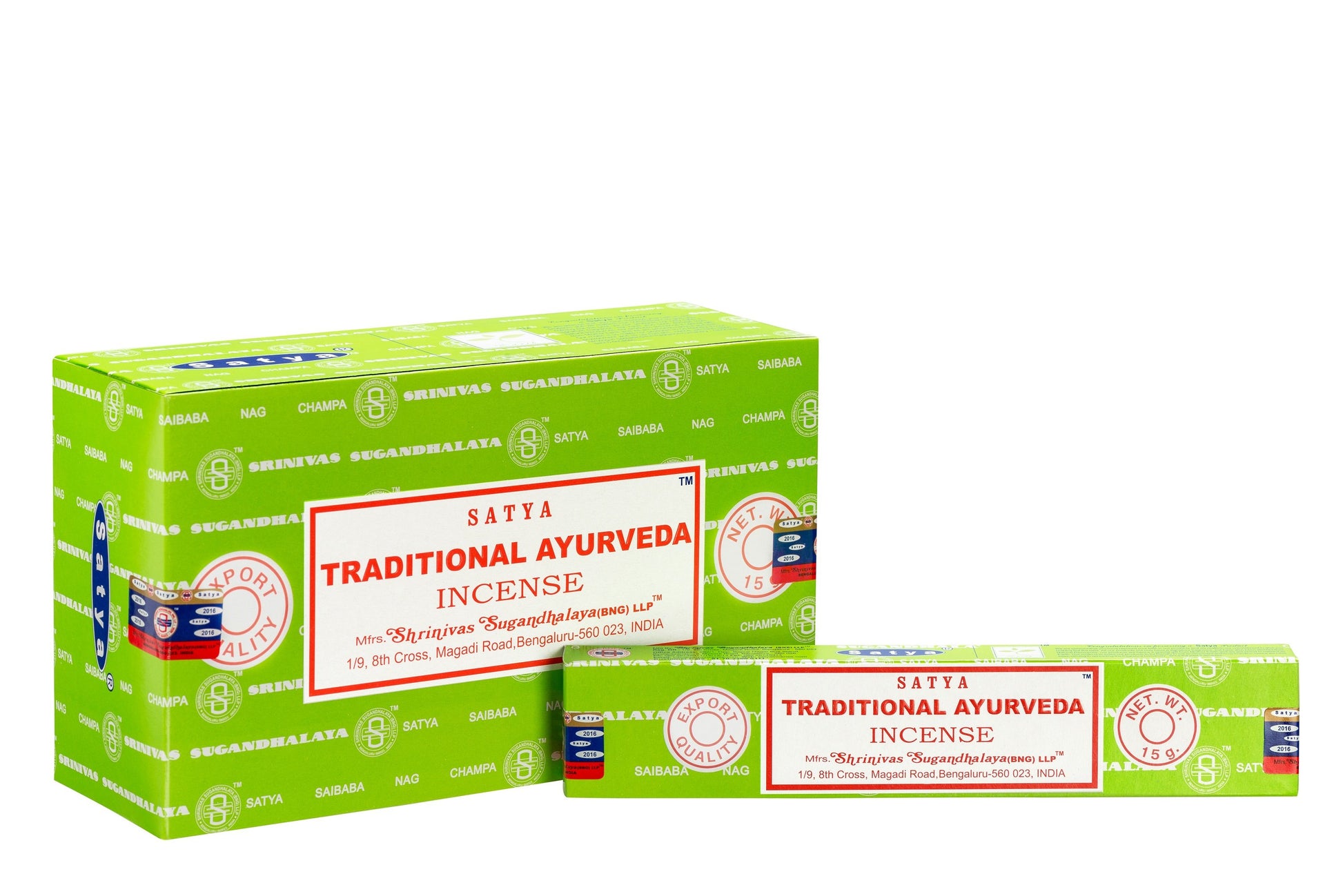 SATYA TRADITIONAL AYURVEDA INCENSE 15 g World of Incense Australia New Age Products Incense Sticks