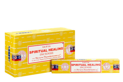 SATYA SPIRITUAL HEALING INCENSE 15 g World of Incense Australia New Age Products Incense Sticks