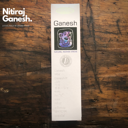 Nitiraj Ganesh 25g World of Incense Australia New Age Products Incense Sticks