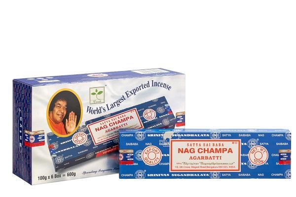 Satya Sai Baba Nagchampa Incense 100 g World of Incense Australia New Age Products Incense Sticks