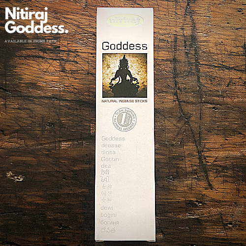 Nitiraj Goddess 25g World of Incense Australia New Age Products Incense Sticks