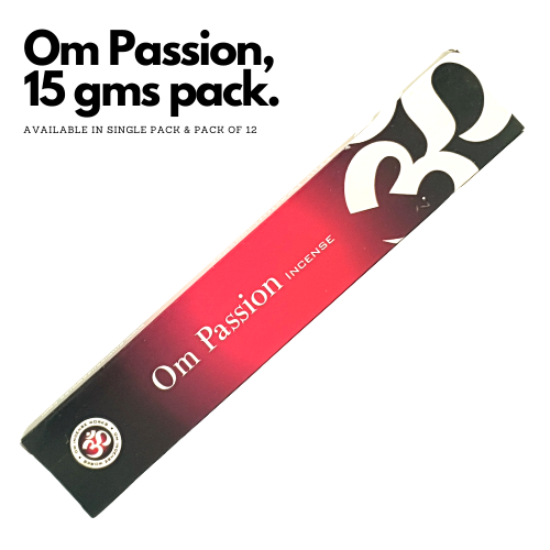 OM Passion 15g World of Incense Australia New Age Products Incense Sticks