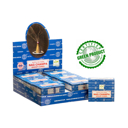 Satya Nag Champa Dhoop Cone World of Incense Australia New Age Products Incense Sticks