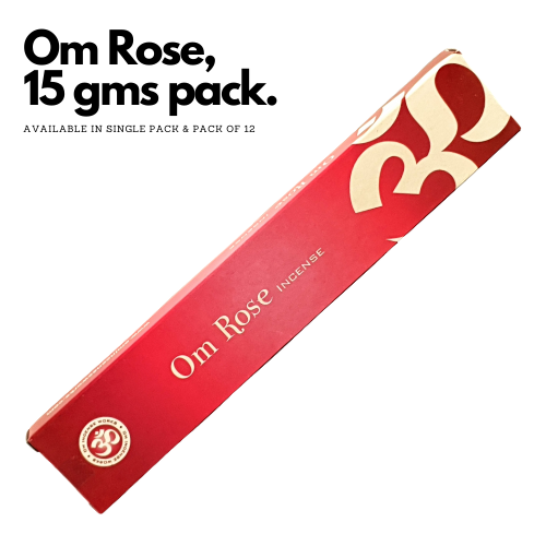 OM Rose 15g World of Incense Australia New Age Products Incense Sticks