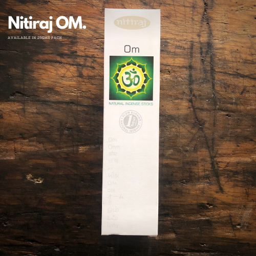 Nitiraj Om 25g World of Incense Australia New Age Products Incense Sticks