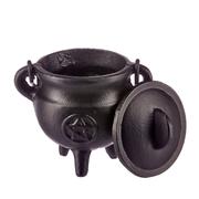 Cauldron Pentagram With Lid (WOI 82)- Black World of Incense Australia New Age Products Incense Sticks