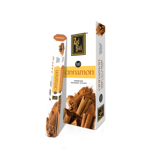 Zed Black HEXA Fab Cinnamon World of Incense Australia New Age Products Incense Sticks