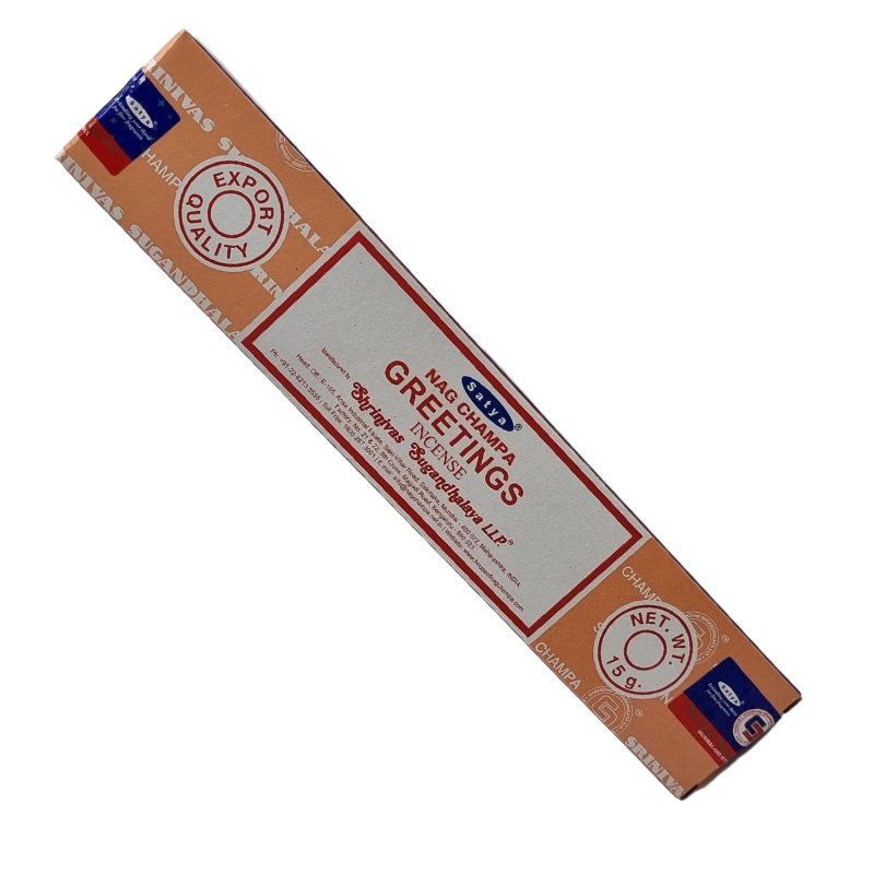 Satya Greetings 15 Gms SATYA New Age Products Incense Sticks