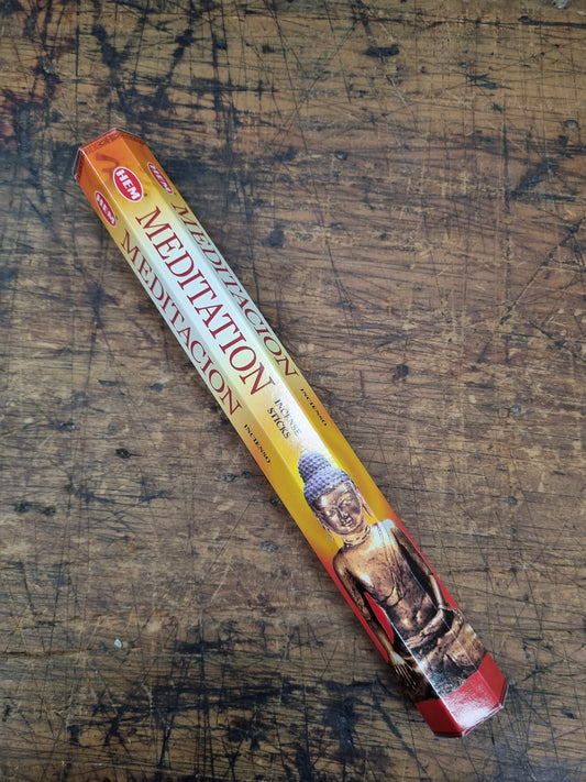 Hem Hexagonal Meditation-20 Sticks World of Incense New Age Products Incense Sticks