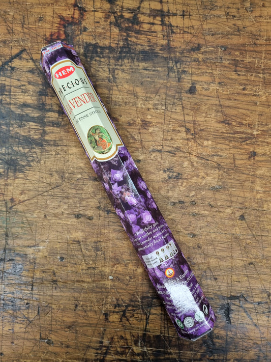 Hem Hexagonal Precious Lavender  -20 Sticks World of Incense New Age Products Incense Sticks