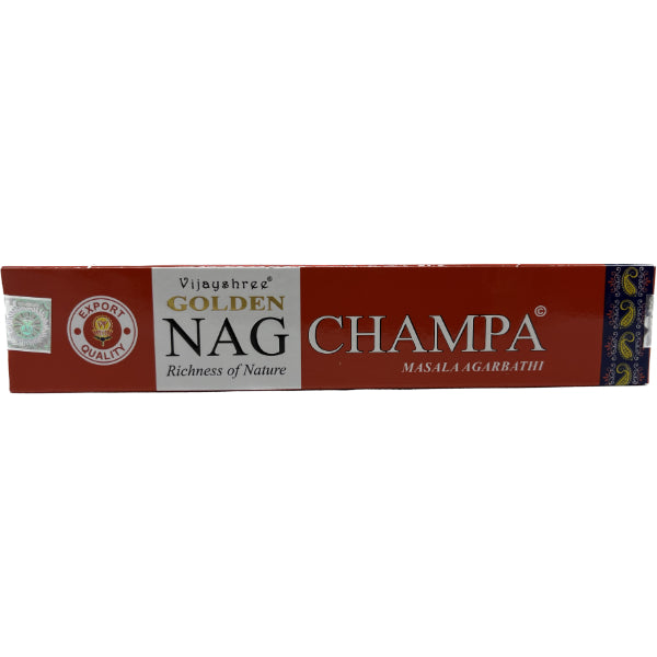 Golden NAG Champa Incense Sticks 15 Gms World of Incense Australia New Age Products Incense Sticks