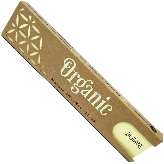 Organic Goodness Jasmine 15g World of Incense New Age Products Incense Sticks