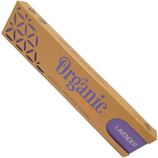 Organic Goodness Lavender 15g World of Incense New Age Products Incense Sticks