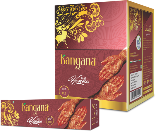 Kangana Henna - Fast Tubes - Red -Pack of 1 World of Incense Australia New Age Products Incense Sticks