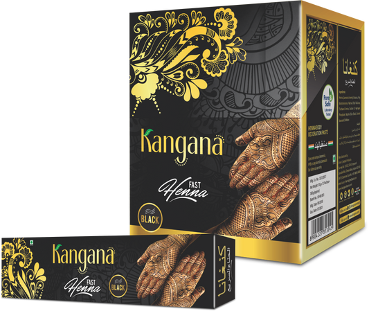 Kangana Henna - Fast Tubes - Black - Pack of 1 World of Incense Australia New Age Products Incense Sticks