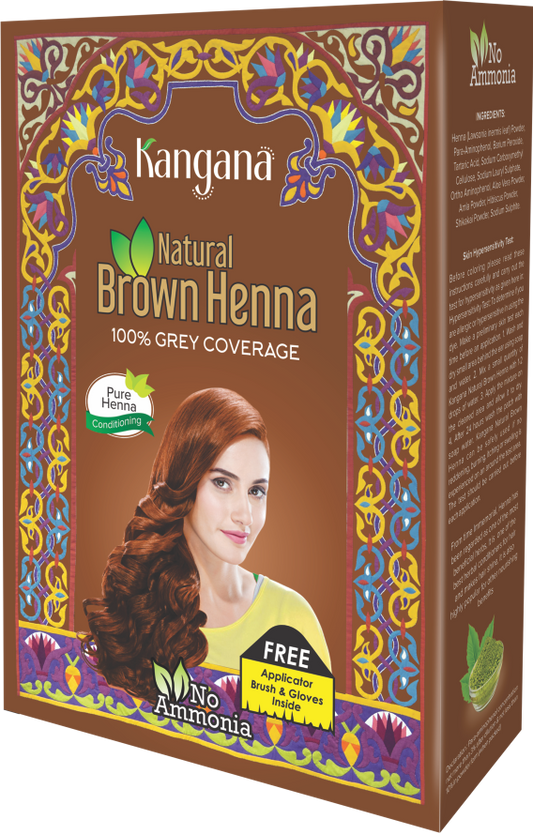 Kangana Henna - Natural Brown Powder World of Incense Australia New Age Products Incense Sticks