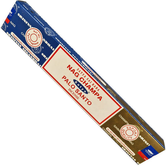 Satya Nagchampa+Palo Santo 16 Gms SATYA New Age Products Incense Sticks