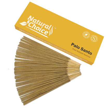 Natural Choice Palo Santo 100gm Low Smoke Traditional Incense Sticks Made From Scratch , Never Dipped Natural New Age Products Incense Sticks