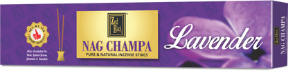 Zed Black Nagchampa - Lavender World of Incense Australia New Age Products Incense Sticks